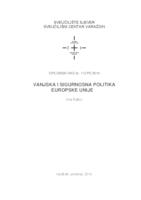 Vanjska i sigurnosna politika Europske unije