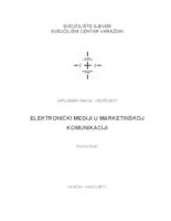 Elektonički mediji u marketinškoj komunikaciji