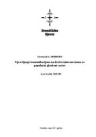 Upravljanje komunikacijom na društvenim mrežama za popularni glazbeni sastav