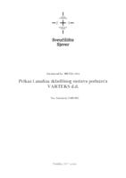 Prikaz i analiza skladišnog sustava poduzeća Varteks d.d.