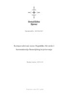 Računovodstveni sustav Republike Hrvatske i harmonizacija financijskog izvještavnja