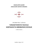 Turizam pokretač razvoja gospodarstva Međimurske županije