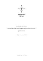 Uloga medicinske sestre/tehničara u skrbi pacijenta s glukomom