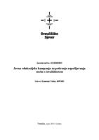 Javna edukacijska kampanja za poticanje zapošljavanja osoba s invaliditetom