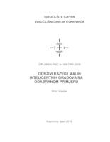 Održivi razvoj malih inteligentnih gradova na odabranom primjeru