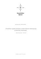 Praktični aspekti aksioma simetričnosti informacija u klasičnoj ekonomiji