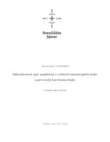 Informiranost opće populacije o važnosti samopregleda dojke u prevenciji karcinoma dojke