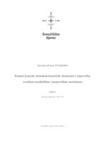 Pomaci konzole metodom konačnih elemenata i usporedba rezultata analitičkim i numeričkim metodama