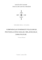 Komparacija posebnosti policijskog protokola kroz analizu obilježavanja Dana policije