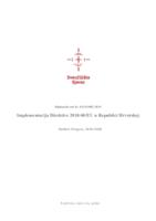 Implementacija Direktive 2010/40/EU u Republici Hrvatskoj