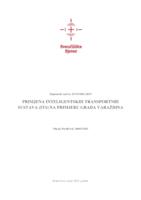 Primjena inteligentnih transportnih sustava (ITS) na primjeru grada Varaždina