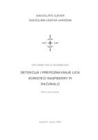 Detekcija i prepoznavanje lica koristeći Raspberry Pi računalo