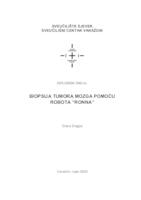 Biopsija tumora mozga pomoću robota "Ronna"