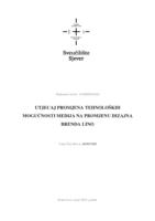 Utjecaj promjena tehnoloških mogućnosti medija na promjenu dizajna brenda Lino