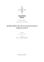 Specifičnosti kliničke slike i zdravstvene njege pacijenata oboljelih od COVID-19