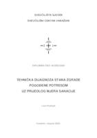 Tehnička dijagnoza stana zgrade pogođene potresom uz prijedlog mjera sanacije