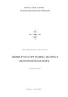 Izrada prototipa Wankel motora s unutarnjim izgaranjem