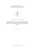 Usporedba različitih algoritama za detekciju objekata koristeći OpenCV i Dlib