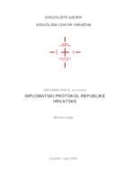 Diplomatski protokol Republike Hrvatske