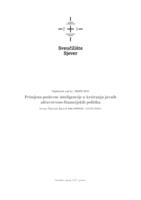 Primjena poslovne inteligencije u kreiranju javnih zdravstveno-financijskih politika