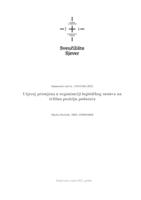 Utjecaj promjena u organizaciji logističkog sustava na tržišnu poziciju poduzeća