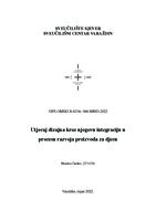 Utjecaj dizajna kroz njegovu integraciju u procesu razvoja proizvoda za djecu