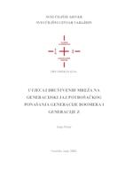 Utjecaj društvenih mreža na generacijski jaz potrošačkog ponašanja generacije Boomera i generacije Z