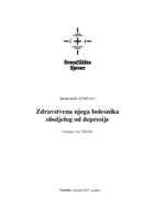 Zdravstvena njega bolesnika oboljelog od depresije