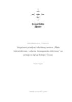 Mogućnost primjene hibridnog sustava "Mala hidroelektrana - solarna fotonaponska elektrana" na primjeru rijeka Bednje i Česme