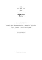 Važnost uloge medicinske sestre u edukaciji i prevenciji pojave pretilosti u adolescentskoj dobi