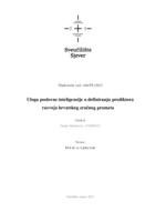 Uloga poslovne inteligencije u definiranju prediktora razvoja hrvatskog zračnog prometa