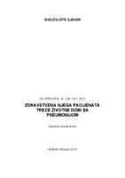 Zdravstvena njega pacijenata treće životne dobi s pneumonijom