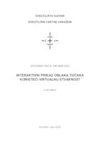 Interaktivni prikaz oblaka točaka koristeći virtualnu stvarnost