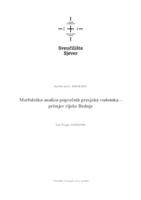 Morfološka analiza poprečnih presjeka vodotoka - primjer rijeke Bednje