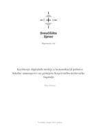 Korištenje digitalnih medija u komunikaciji jedinica lokalne samouprave na primjeru Koprivničko-križevačke županije