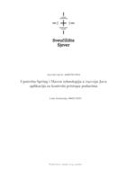 Upotreba Spring i Maven tehnologija u razvoju Java aplikacije za kontrolu pristupa podacima