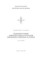 Povezanost razine sampoštovanja s razvojem anksioznosti, depresije i/ili stresa