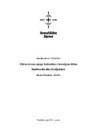 Zdravstvena njega bolesnika s hernijom diska lumbosakralne kralježnice