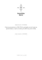 Utjecaj parametara u MIG/MAG postupku navarivanja na geometrijska svojstva izratka pri aditivnoj proizvodnji