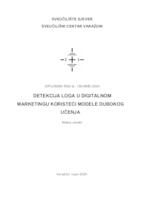 Detekcija loga u digitalnom marketingu koristeći modele dubokog učenja