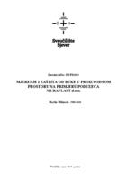 Mjerenje i zaštita od buke u proizvodnom prostoru na primjeru poduzeća Muraplast d.o.o.