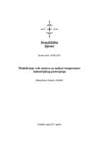 Modeliranje web sustava za nadzor temperature industrijskog postrojenja