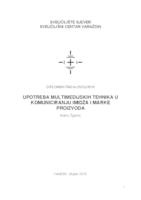 Upotreba multimedijskih tehnika u komuniciranju imidža i marke proizvoda