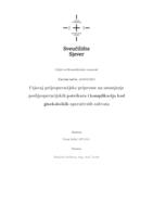 Utjecaj preoperativne pripreme na smanjenje postoperativnih poteškoća i komlikacija kod ginekoloških operativnih zahvata