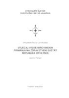 prikaz prve stranice dokumenta Utjecaj visine mirovinskih primanja na zdravstveni sustav Republike Hrvatske