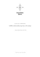 prikaz prve stranice dokumenta GDPR i elektronička trgovina u Hrvatskoj