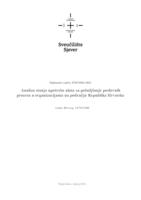 prikaz prve stranice dokumenta Analiza stanja upotrebe alata za poboljšanje poslovnih procesa u organizacijama na području Republike Hrvatske