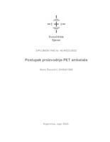prikaz prve stranice dokumenta Postupak proizvodnje PET ambalaže