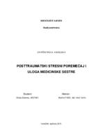 prikaz prve stranice dokumenta Posttraumatski stresni poremećaj i uloga medicinske sestre