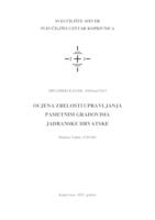 prikaz prve stranice dokumenta Ocjena zrelosti upravljanja pametnim gradovima Jadranske Hrvatske